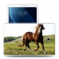 Дизайнерский силиконовый чехол для Samsung Galaxy Tab A 10.5 Лошади