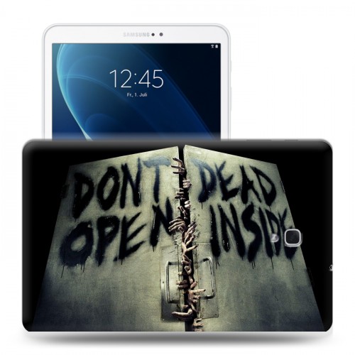 Дизайнерский силиконовый чехол для Samsung Galaxy Tab A 10.5 Ходячие Мертвецы