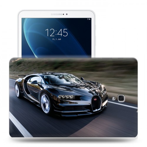 Дизайнерский силиконовый чехол для Samsung Galaxy Tab A 10.5 bugatti