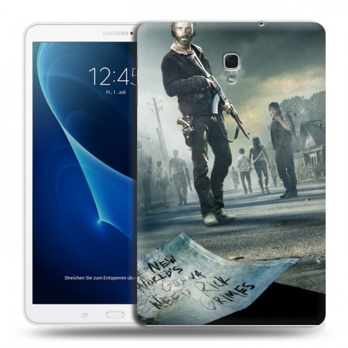 Дизайнерский силиконовый чехол для Samsung Galaxy Tab A 10.5 ходячие мертвецы