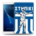 Дизайнерский силиконовый чехол для Samsung Galaxy Tab A 10.5 Флаг Греции