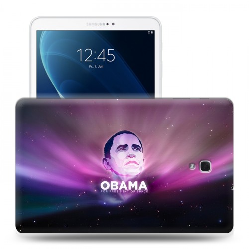 Дизайнерский силиконовый чехол для Samsung Galaxy Tab A 10.5 Барак Обама
