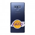 Полупрозрачный дизайнерский силиконовый чехол для Samsung Galaxy Note 9 НБА