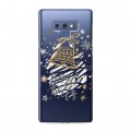 Полупрозрачный дизайнерский силиконовый чехол для Samsung Galaxy Note 9 Новый год