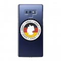 Полупрозрачный дизайнерский силиконовый чехол для Samsung Galaxy Note 9 Флаг Германии