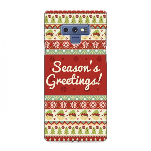 Дизайнерский силиконовый чехол для Samsung Galaxy Note 9 Рождественный ацтек