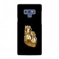 Дизайнерский силиконовый с усиленными углами чехол для Samsung Galaxy Note 9 Черное золото