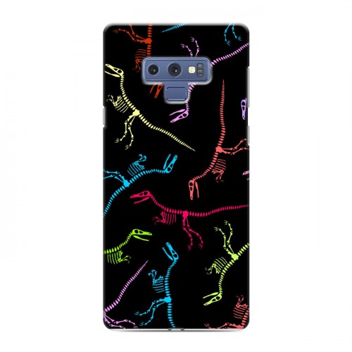 Дизайнерский силиконовый чехол для Samsung Galaxy Note 9 Узоры динозавров