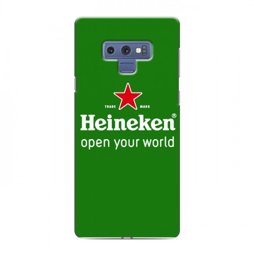 Дизайнерский силиконовый чехол для Samsung Galaxy Note 9 Heineken