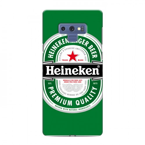 Дизайнерский силиконовый чехол для Samsung Galaxy Note 9 Heineken
