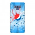 Дизайнерский силиконовый чехол для Samsung Galaxy Note 9 Pepsi
