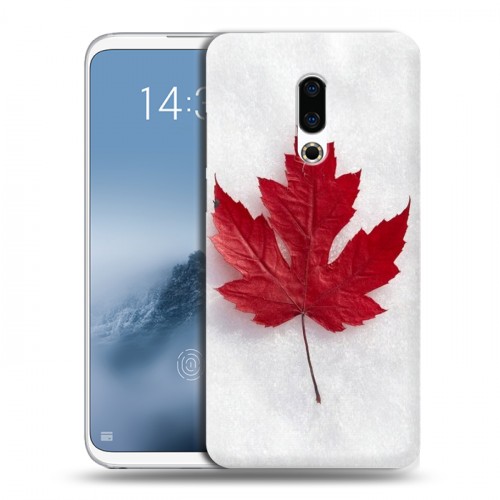 Дизайнерский пластиковый чехол для Meizu 16th Plus Флаг Канады