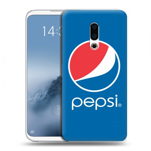 Дизайнерский силиконовый чехол для Meizu 16th Plus Pepsi
