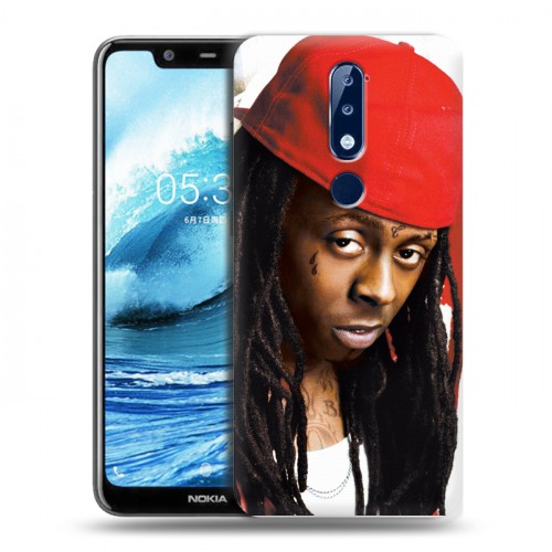 Дизайнерский силиконовый чехол для Nokia 5.1 Plus Lil Wayne