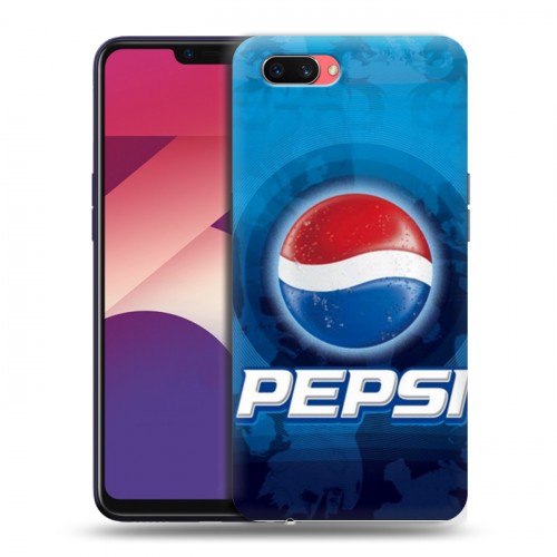 Дизайнерский пластиковый чехол для OPPO A3s Pepsi