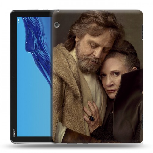 Дизайнерский силиконовый чехол для Huawei MediaPad T5 Star Wars : The Last Jedi