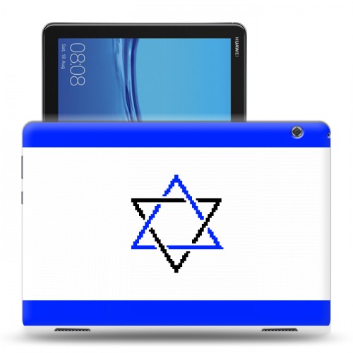 Дизайнерский пластиковый чехол для Huawei MediaPad T5 флаг Израиля