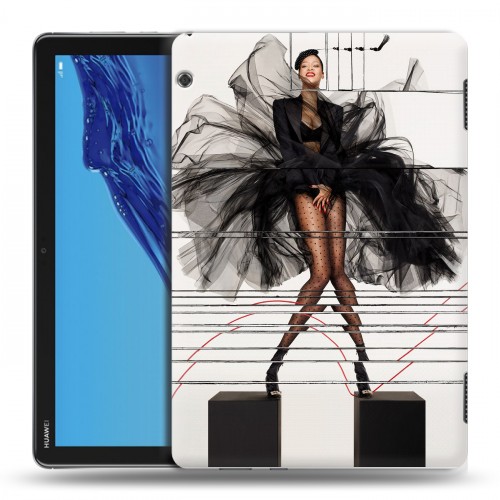 Дизайнерский силиконовый чехол для Huawei MediaPad T5 Риана