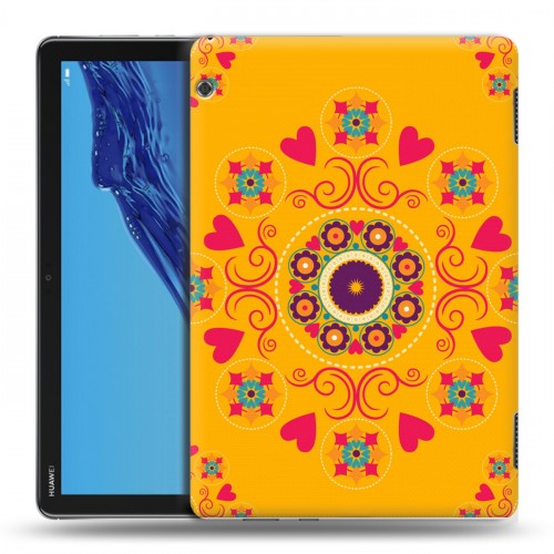 Дизайнерский силиконовый чехол для Huawei MediaPad T5 Богемские шаблоны