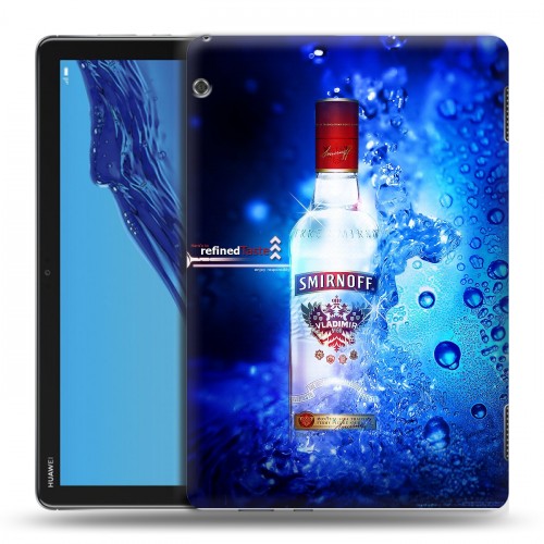 Дизайнерский силиконовый чехол для Huawei MediaPad T5 Smirnoff