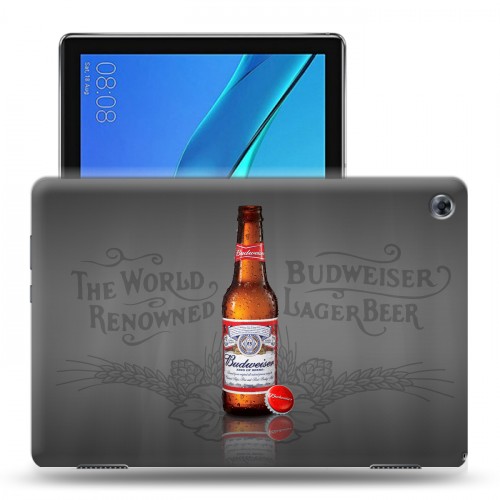 Дизайнерский силиконовый чехол для Huawei MediaPad M5 Lite Budweiser