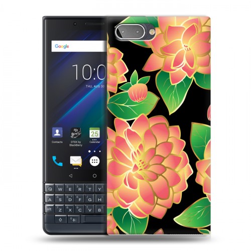 Дизайнерский пластиковый чехол для BlackBerry KEY2 LE Люксовые цветы