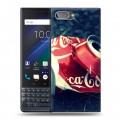 Дизайнерский пластиковый чехол для BlackBerry KEY2 LE Coca-cola