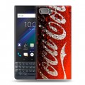 Дизайнерский пластиковый чехол для BlackBerry KEY2 LE Coca-cola