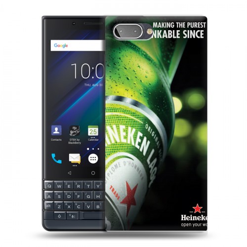 Дизайнерский пластиковый чехол для BlackBerry KEY2 LE Heineken