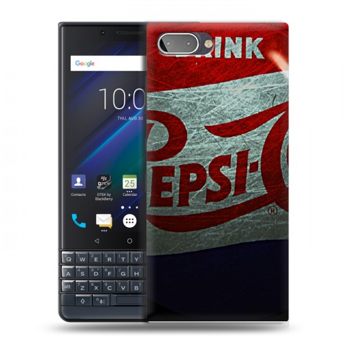 Дизайнерский пластиковый чехол для BlackBerry KEY2 LE Pepsi