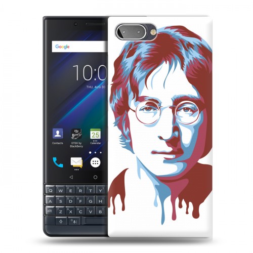 Дизайнерский пластиковый чехол для BlackBerry KEY2 LE Джон Леннон