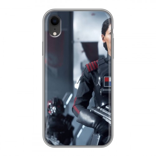 Дизайнерский силиконовый чехол для Iphone Xr Star Wars Battlefront