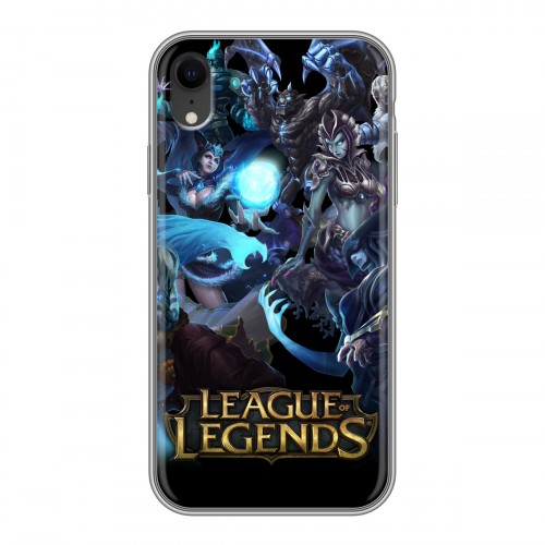 Дизайнерский силиконовый чехол для Iphone Xr League of Legends