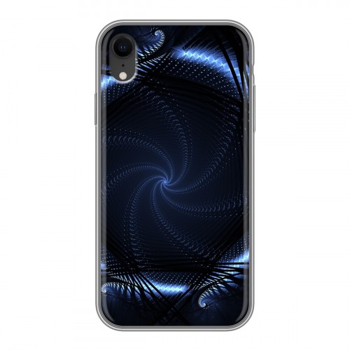 Дизайнерский силиконовый чехол для Iphone Xr Абстракции Неон