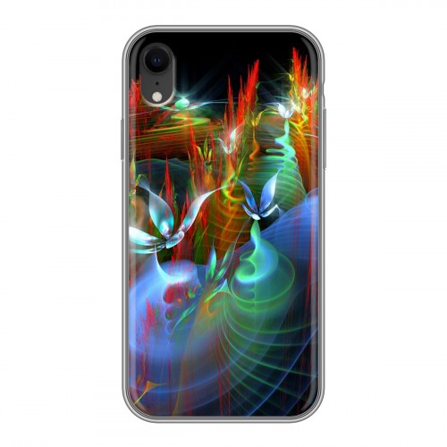 Дизайнерский силиконовый чехол для Iphone Xr Абстракции Фрактал
