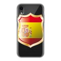 Полупрозрачный дизайнерский силиконовый чехол для Iphone Xr флаг Испании