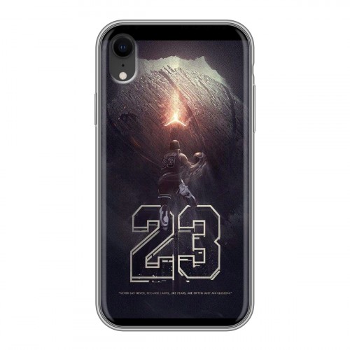 Дизайнерский силиконовый чехол для Iphone Xr Майкл Джордан