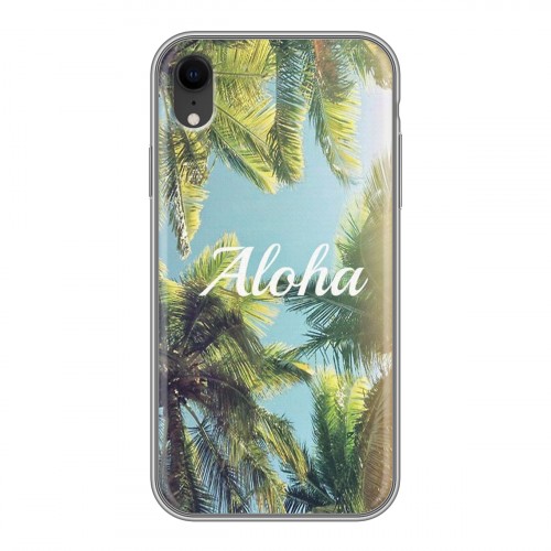 Дизайнерский силиконовый чехол для Iphone Xr Hawaii