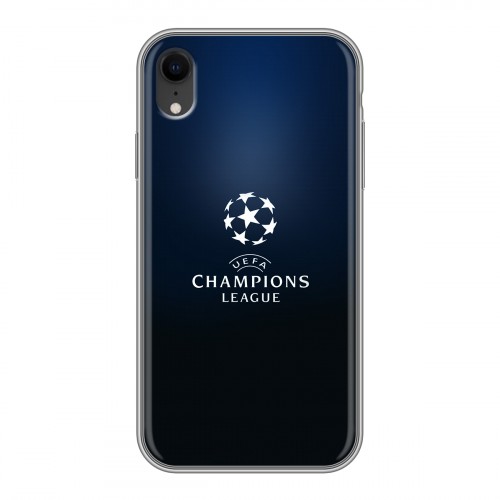 Дизайнерский силиконовый чехол для Iphone Xr лига чемпионов