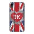 Дизайнерский силиконовый чехол для Iphone Xr British love