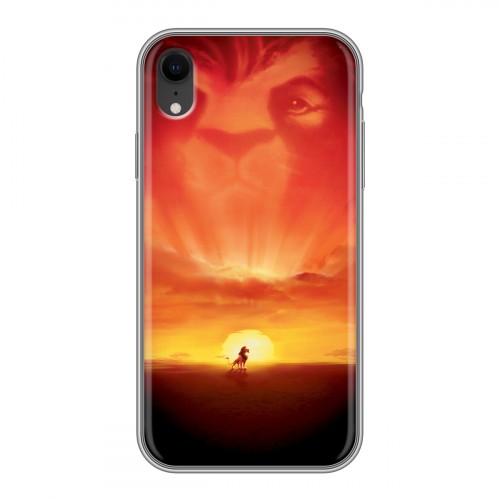Дизайнерский силиконовый чехол для Iphone Xr Король лев