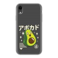 Дизайнерский силиконовый чехол для Iphone Xr Авокадо