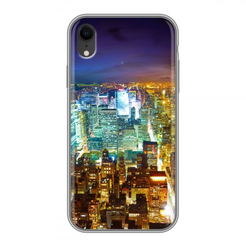 Дизайнерский силиконовый чехол для Iphone Xr Нью-Йорк
