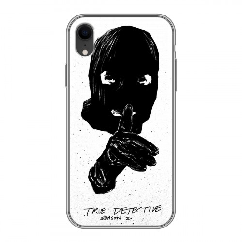 Дизайнерский силиконовый чехол для Iphone Xr Настоящий детектив