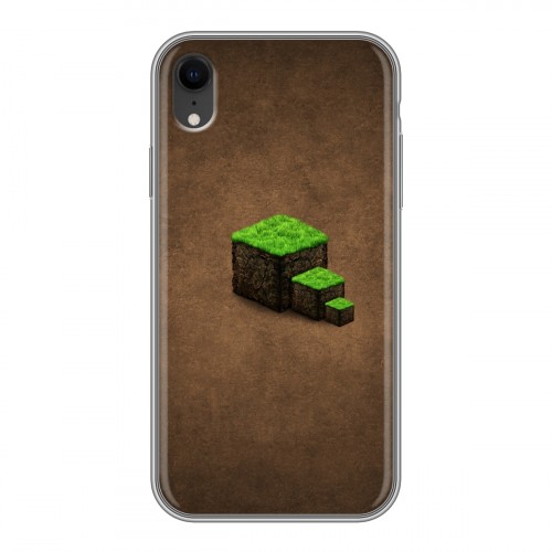 Дизайнерский силиконовый чехол для Iphone Xr Minecraft