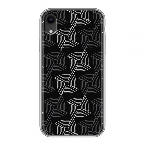 Дизайнерский силиконовый чехол для Iphone Xr Геометрические вихри