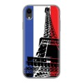 Дизайнерский силиконовый чехол для Iphone Xr Флаг Франции