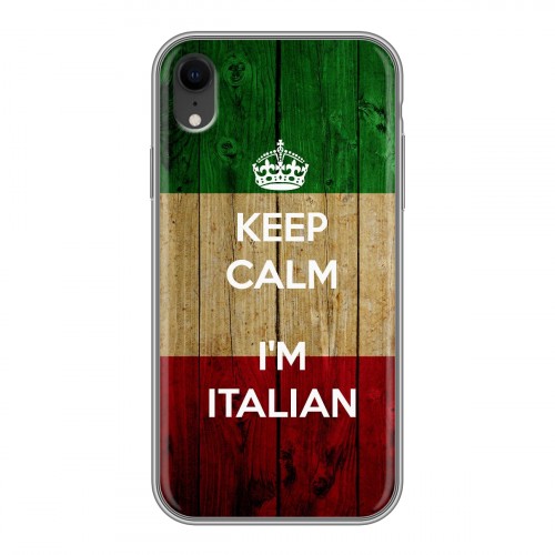 Дизайнерский силиконовый чехол для Iphone Xr Флаг Италии