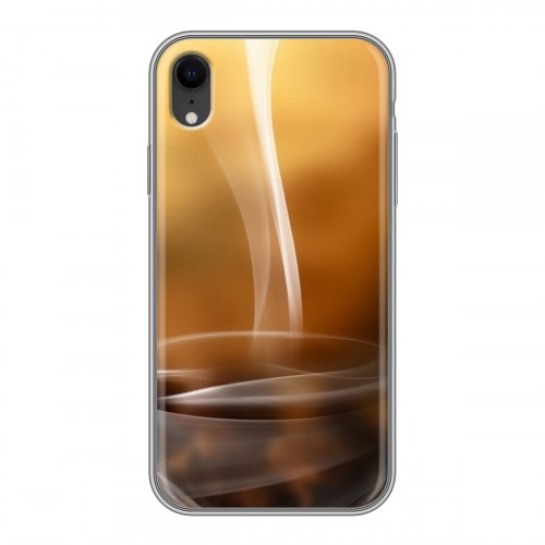Дизайнерский силиконовый чехол для Iphone Xr Кофе напиток