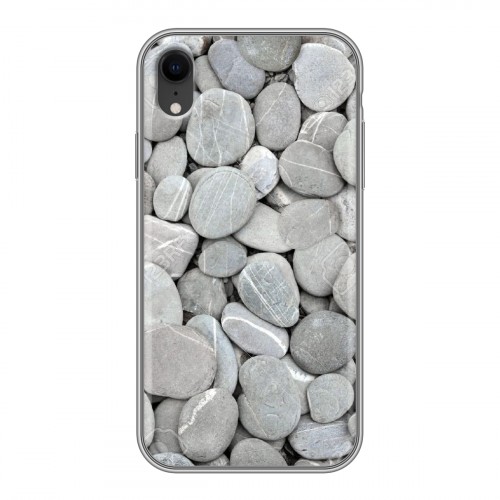 Дизайнерский силиконовый чехол для Iphone Xr Текстура камня